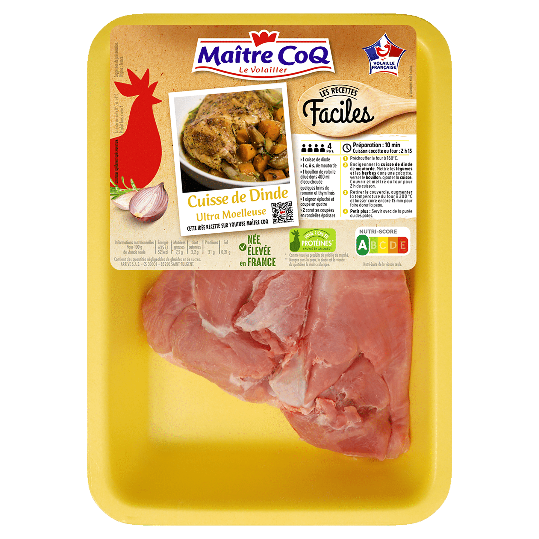 Maître Coq, Le volailler | Sauté de cuisse de dinde aux morilles