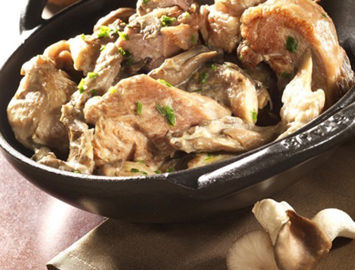 Blanquette de dinde aux champignons, recette du quotidien Maître CoQ.