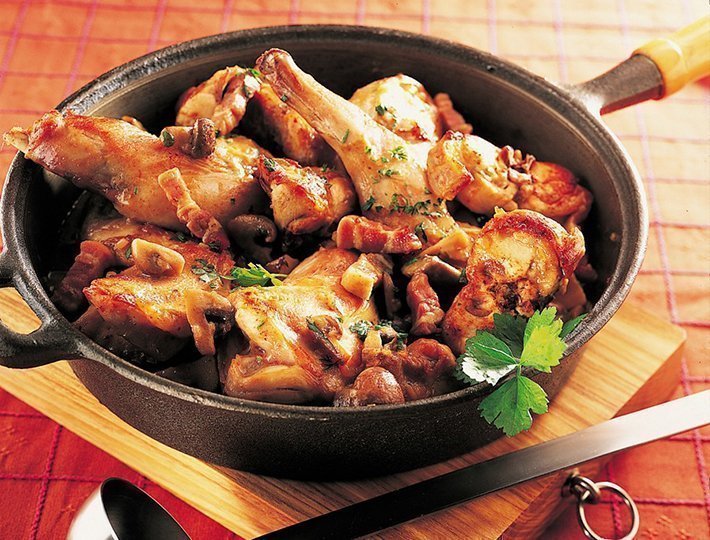 Lapin chasseur, recette du quotidien Maître CoQ.