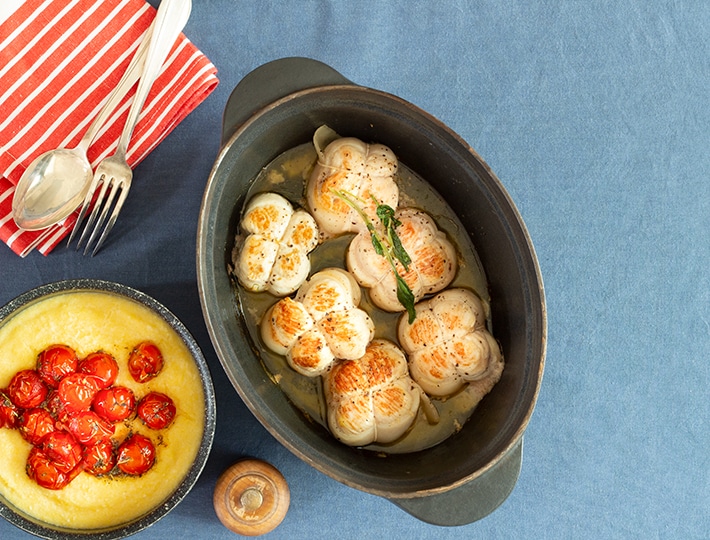 Succombez à cette délicieuse recette de paupiettes de dinde à la sauge et à la polenta, vous allez vous régaler !