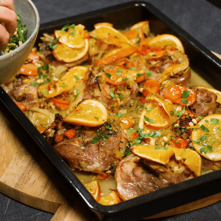 Osso bucco de dinde à l'orange