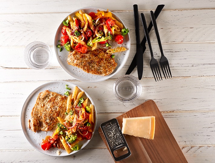 Escalopes de dinde grillées aux herbes